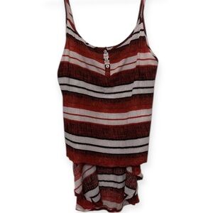 EUC JACK Camisole in Red and Black